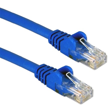 Qvs 75 ft. CAT6 Gigabit Flexible Molded Blue Patch Cord CC715-75BL